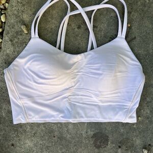 Lululemon Athletica powder, pink like a cloud Sports Bra